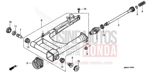 BRAS OSCILLANT VT1100C3W de 1998